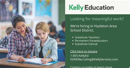 Kelly education banner with information